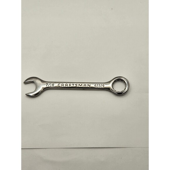 Craftsman 7/16" 12 Point Combination Ignition Wrench Vintage 42329 Made in USA - Picture 1 of 2